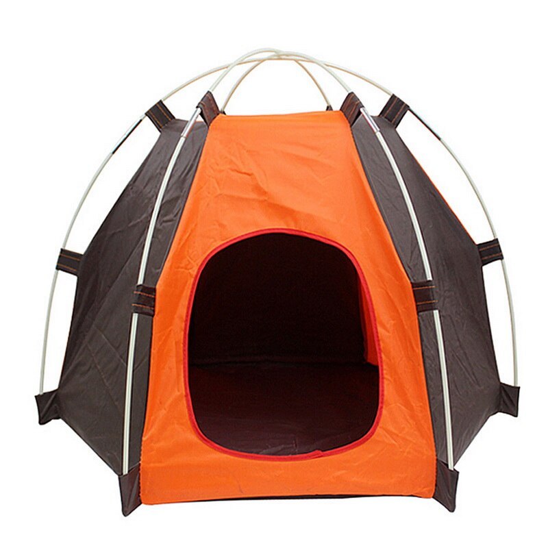 Tente de camping intérieure et extérieure pour animaux de compagnie, niche pour petit chien et chat, protection solaire, niche portable et pliable pour chiots et chats, lit de couchage pour chien