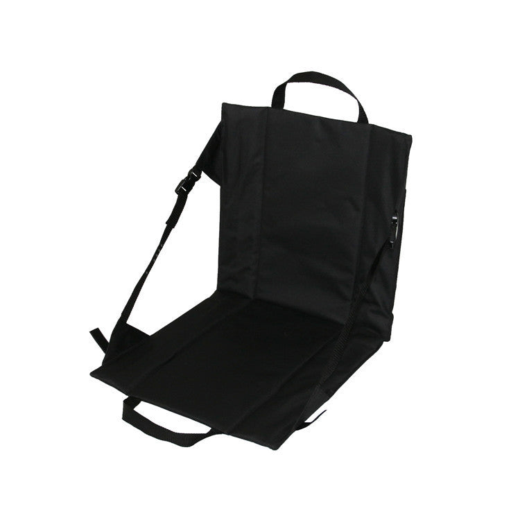 Chaise pliante portable pour camping, voyage, avec dossier, imperméable pour la plage, coussin de loisirs pour barbecue