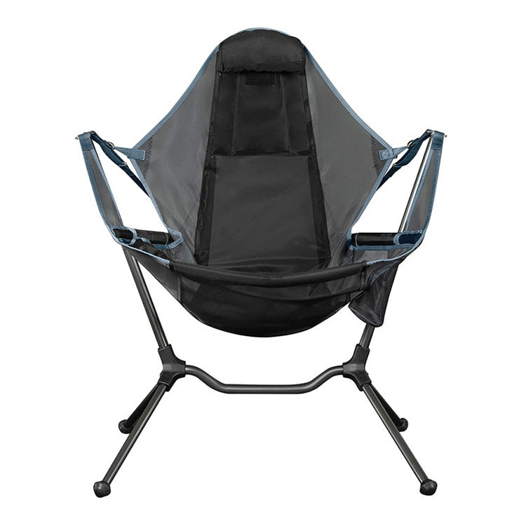 Chaise à bascule de camping extérieur, chaises pliantes portables