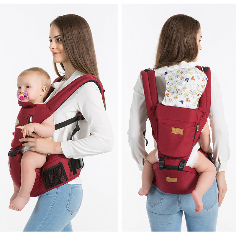 Porte-bébé respirant avec tabouret de taille