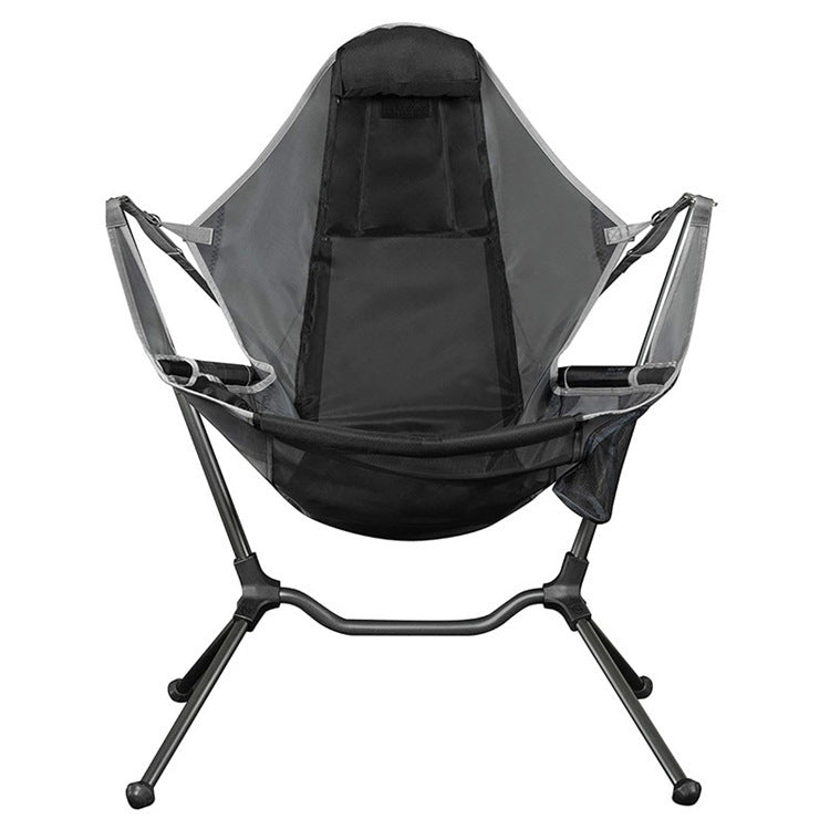Chaise à bascule de camping extérieur, chaises pliantes portables