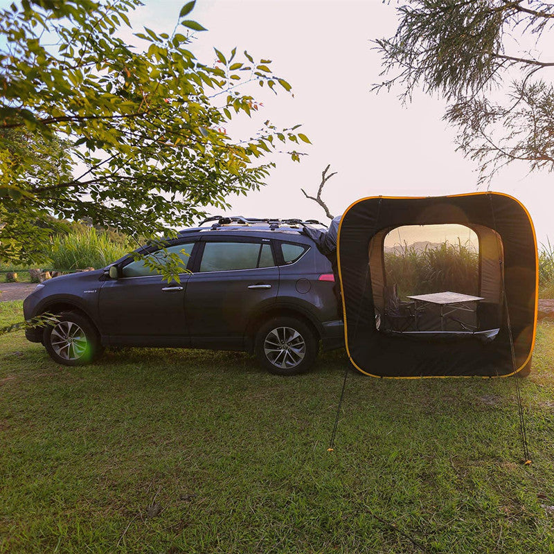 Tente de hayon escamotable pour camping en plein air – Imperméable avec pare-soleil