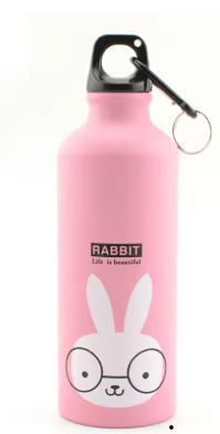 Gourde isotherme pour enfant avec dessin animé Lapin 500ml pour le camping