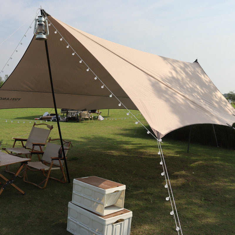 Tente de camping en tissu Oxford, pare-soleil et imperméable