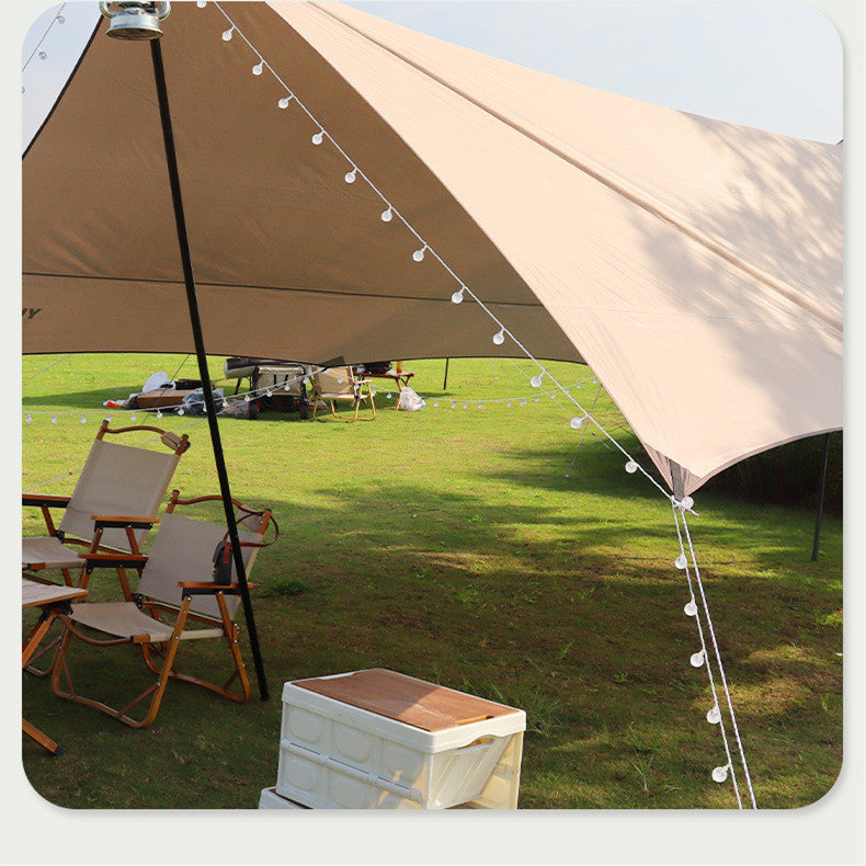 Tente de camping en tissu Oxford, pare-soleil et imperméable