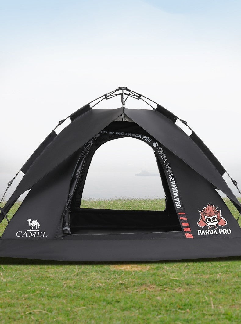 Tente de camping extérieure pliable double, épaissie, imperméable, à ouverture automatique rapide – idéale pour les aventures en pleine nature