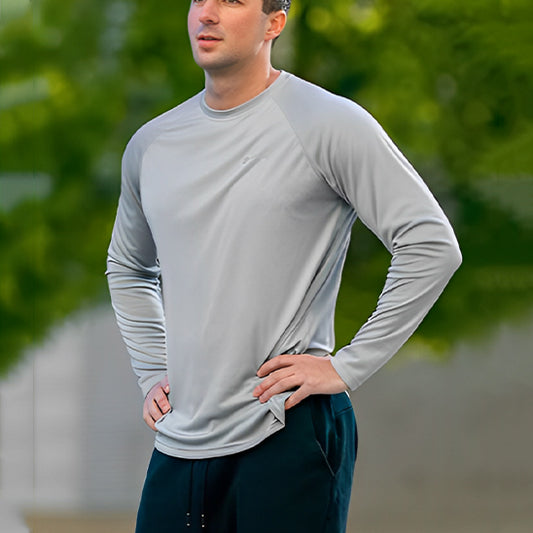 T-Shirt à Manche longue Anti UV et Sechage Rapide Gris